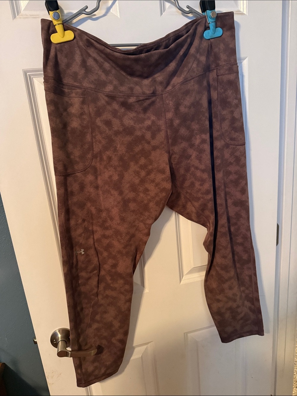 Under Armour Brown Camo-Pattern Leggings